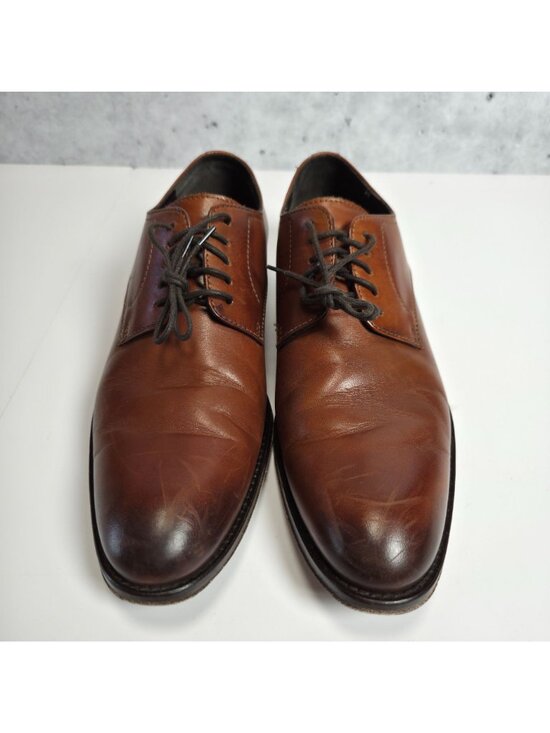 JWN Nordstrom Italian Leather Oxford Shoes Brown Lace-Up Size 8 Vero Cuoio Sole main image 11